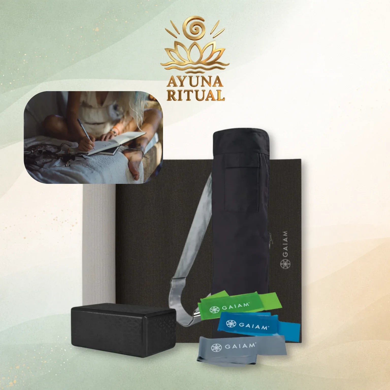 Gaiam Fekete Erő & Egyensúly Csomag - Ayuna Ritual