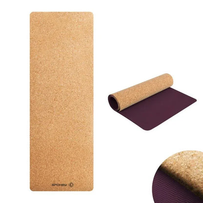 Spokey Savasana természetes parafa jógaszőnyeg 4 mm – stabilitás és nyugalom - Ayuna Ritual