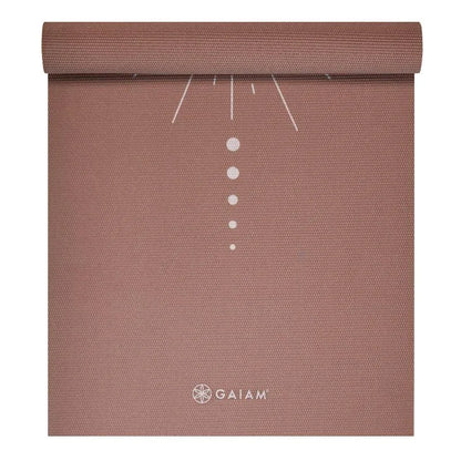 GAIAM Sun Alignment 5 mm jógaszőnyeg – Fahéj színben - Ayuna Ritual