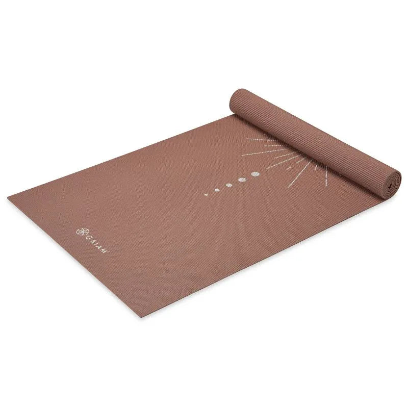 GAIAM Sun Alignment 5 mm jógaszőnyeg – Fahéj színben - Ayuna Ritual