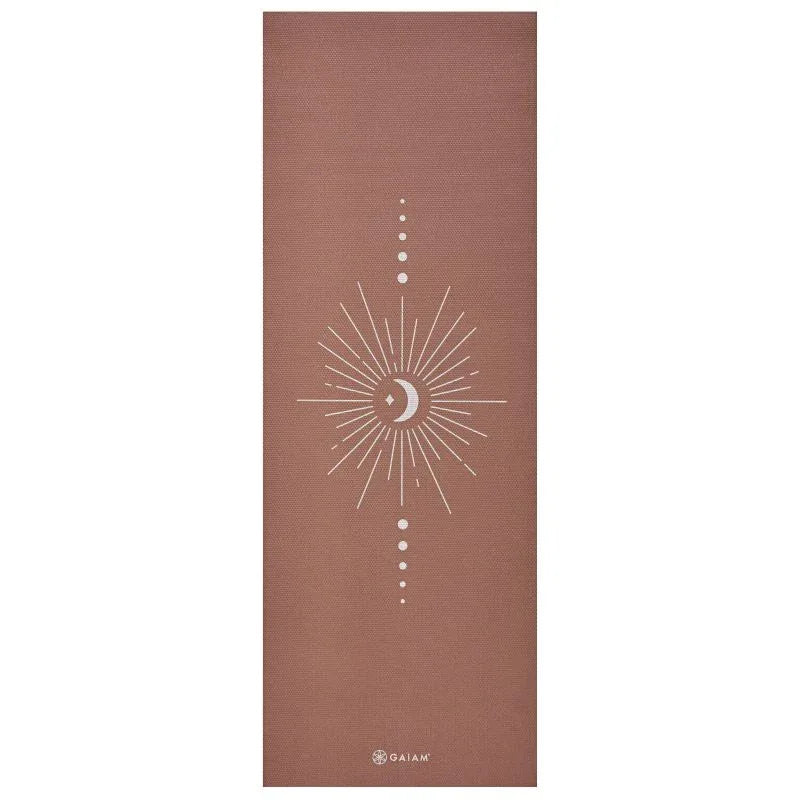 GAIAM Sun Alignment 5 mm jógaszőnyeg – Fahéj színben - Ayuna Ritual