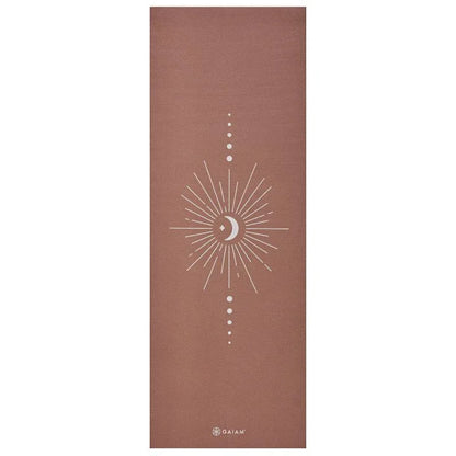 GAIAM Sun Alignment 5 mm jógaszőnyeg – Fahéj színben - Ayuna Ritual