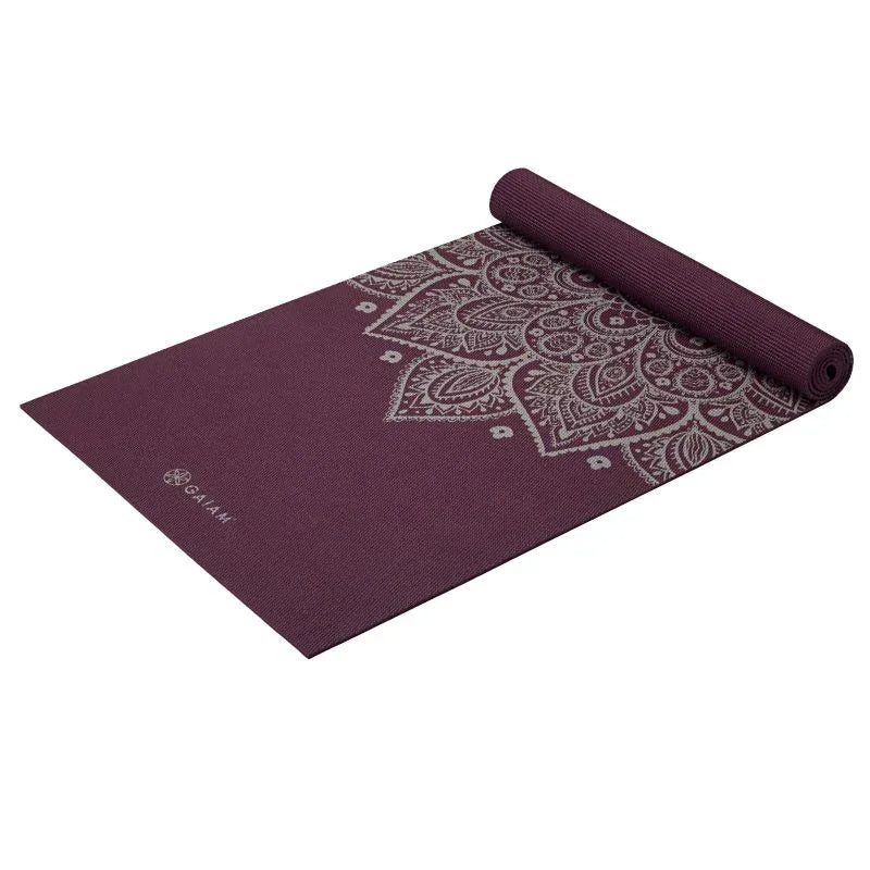 GAIAM Midnight Plum Sundial Flower Jógamatrac – Belső csend és stabilitás - Ayuna Ritual