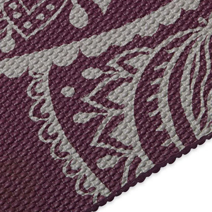 GAIAM Midnight Plum Sundial Flower Jógamatrac – Belső csend és stabilitás - Ayuna Ritual
