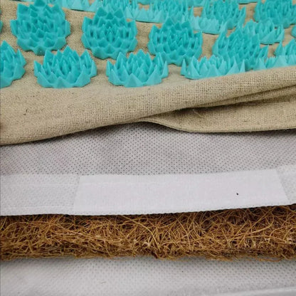 Prémium Akupresszúrás Szett természetes anyagokból – matrac + párna + vászontáska - Ayuna Ritual