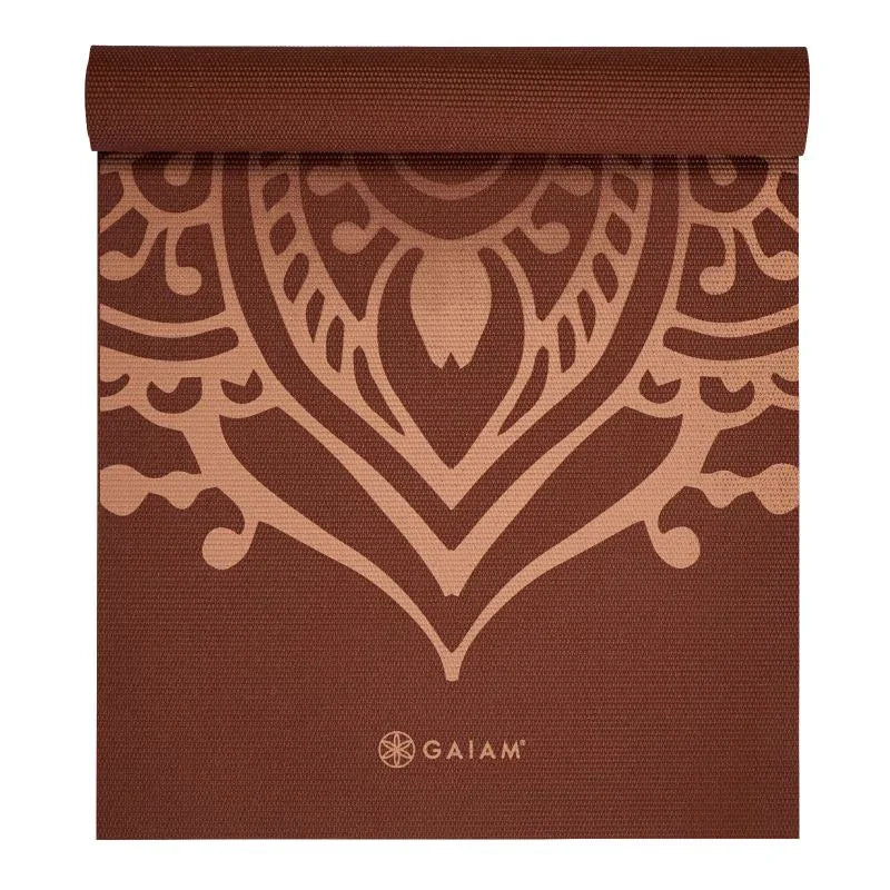Gaiam Intense Rust Sundial Layers – 5 mm-es jógaszőnyeg - Ayuna Ritual