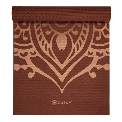 Gaiam Intense Rust Sundial Layers – 5 mm-es jógaszőnyeg - Ayuna Ritual