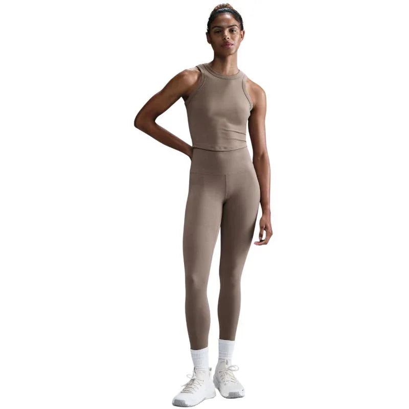 Nike Dri-FIT One Fitted Crop női sportfelső – bézs - Ayuna Ritual