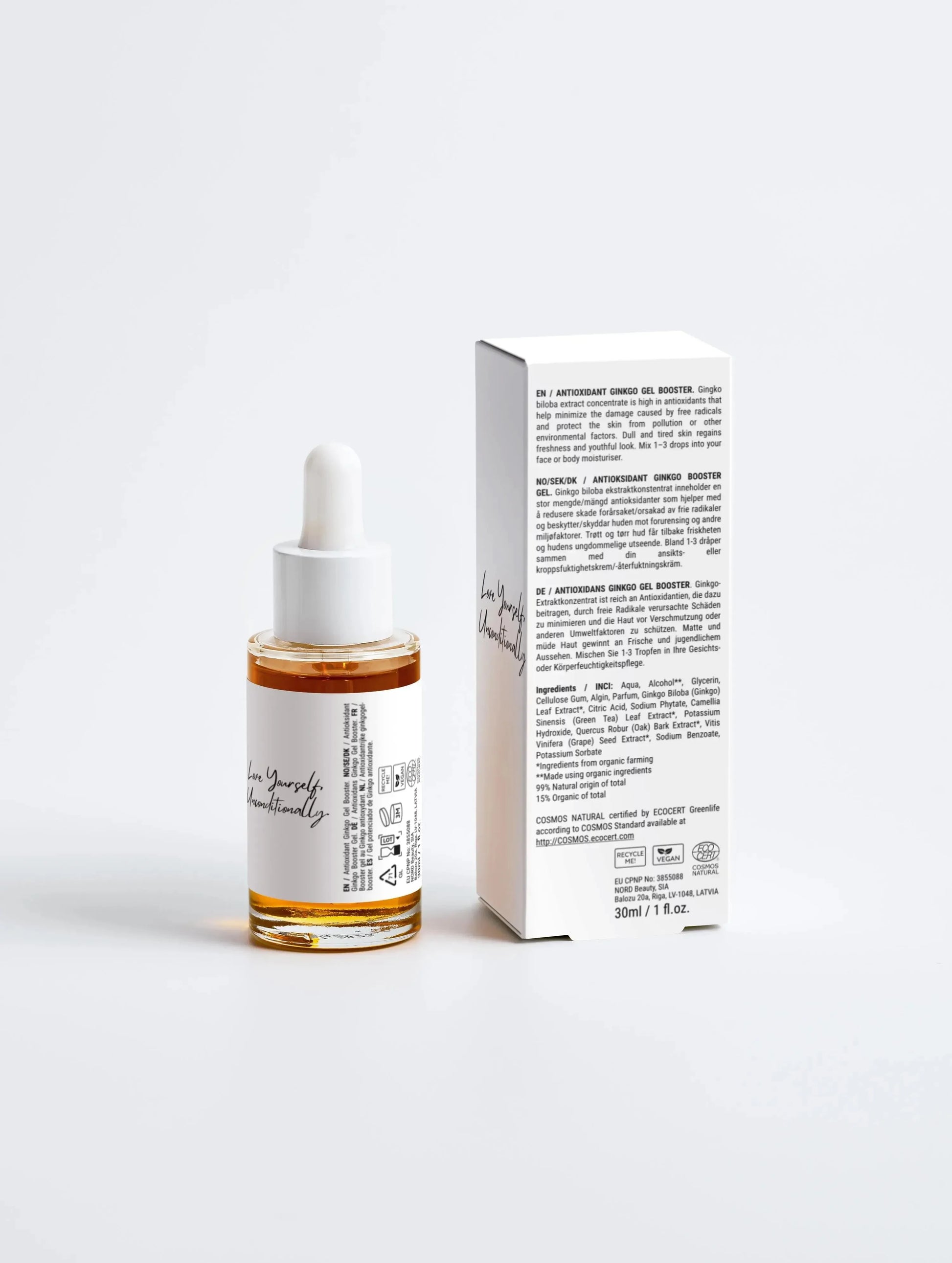 Ginkgo Booster – Antioxidáns Arc Gél Koncentrátum - Ayuna Ritual