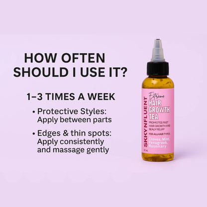 Extreme Hair Growth Tea – gyógynövényes hajerősítő szérum gyorsabb növekedéshez - Ayuna Ritual